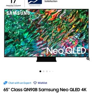 Samsung QN90 4-k 65” TV